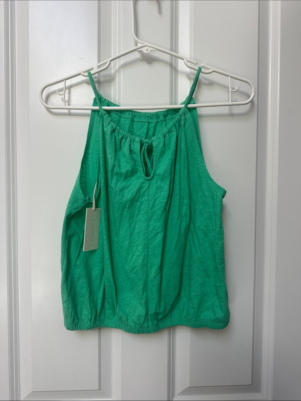 Z Supply Green Tie-Neck Camisole